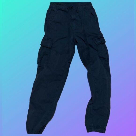 American Eagle Outfitters Navy Cargo Pants - Picture 1 of 7